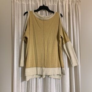 Ladies sz small. Cold shoulder top by a.gain clothing